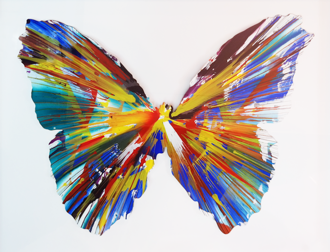 Hirst_ Butterfly Spin Painting,