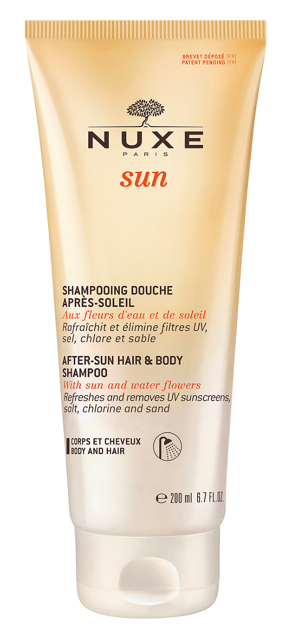 Nuxe Sun After-sun hair and body shampoo- AED79