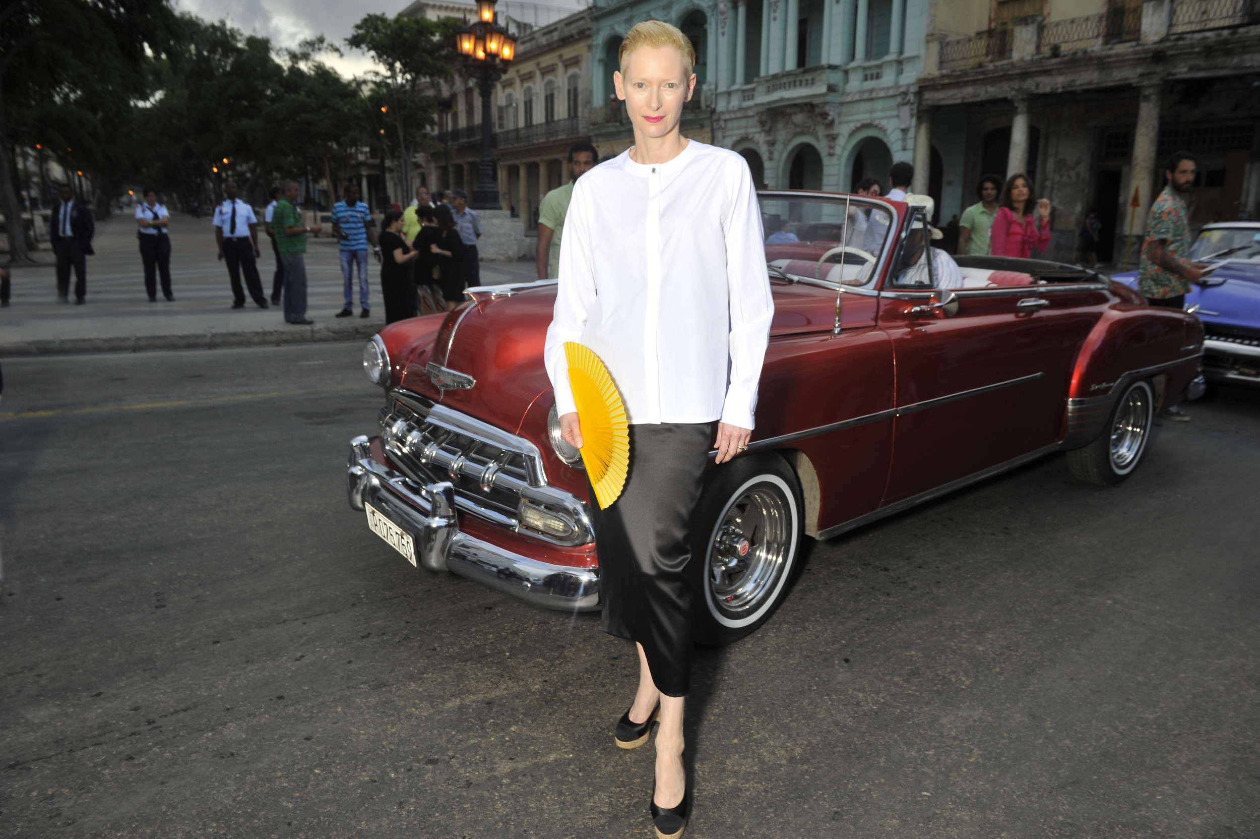 Cruise 2016-17 collection_Photocall pictures by Stephane Feugere_Tilda SWINTON