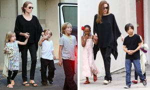 1. Angelina Jolie mum Mother's Day celebrity style