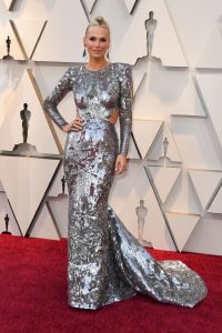 Molly Sims at Oscars 2019 in Zuhair Murad