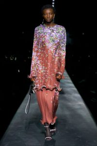 Givenchy aw19 fw19 floral trend plisse