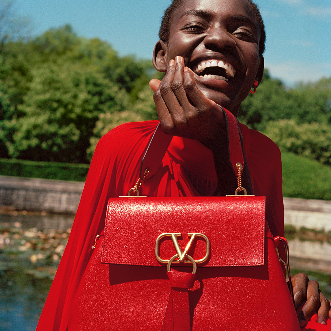 Lady In Red: See Valentino's Playful Rosso Edit - A&E Magazine