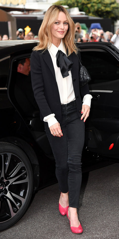 CANNES, FRANCE - MAY 10: Vanessa Paradis is seen arriving at Jury Members Welcome Cocktail at Hotel Martinez during the annual 69th Cannes Film Festival at on May 10, 2016 in Cannes, France. (Photo by Jacopo Raule/GC Images) GC Images 636935457 530218510