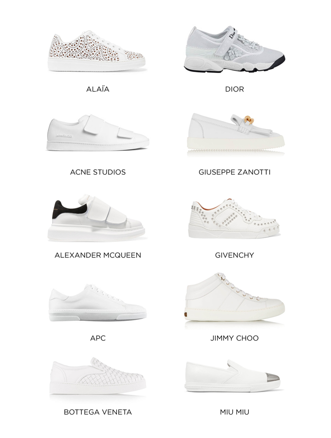 Hot trends - 10 of the best white trainers for spring/summer '16 - A&E ...