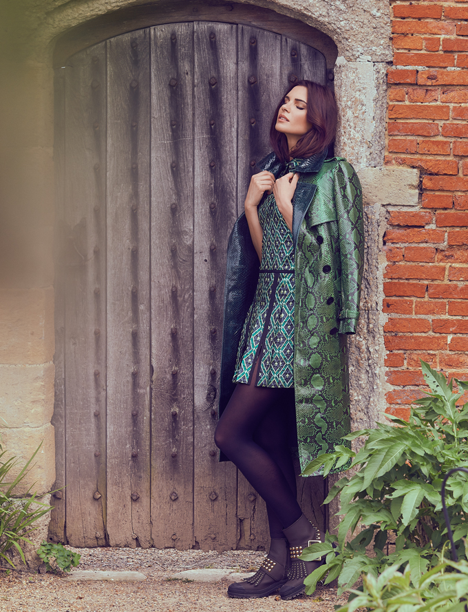 burberry python trench coat