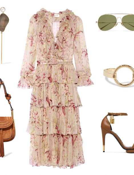 Neutral ruffles and romance