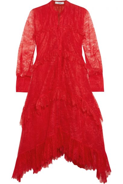 Erdem Nigella ruffled lace dress