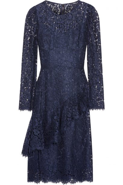 Dolce & Gabbana ruffle corded lace dress