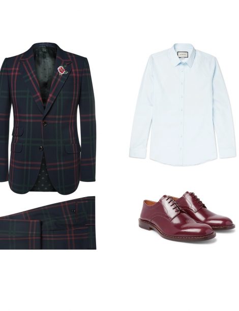 A suit with personality