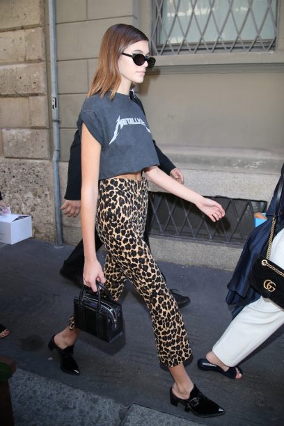 Kaia Gerber during MFW