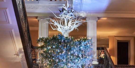 Claridges christmas tree karl lagerfeld