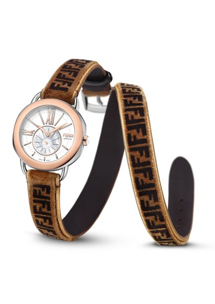 Fendi Selleria Woven Velvet