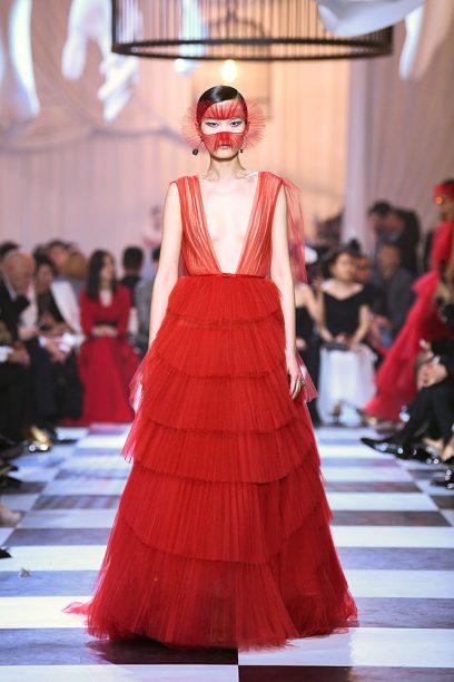 dior red dress 2018
