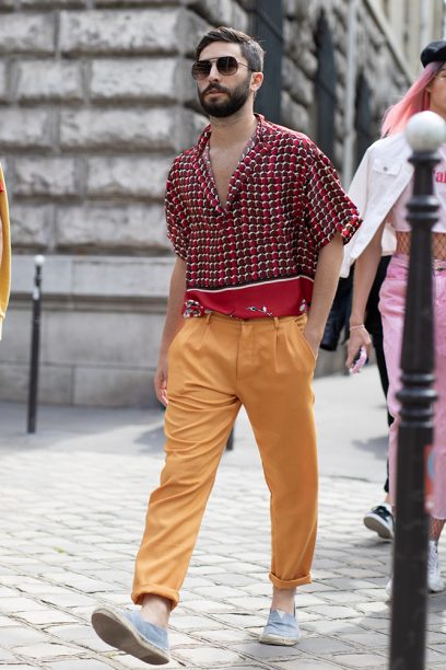 StreetStyle at Louis Vuitton - Paris Fashion Week Men Spring