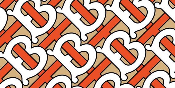 burberry logo monogram