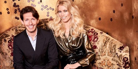 Claudia Schiffer aquazzura