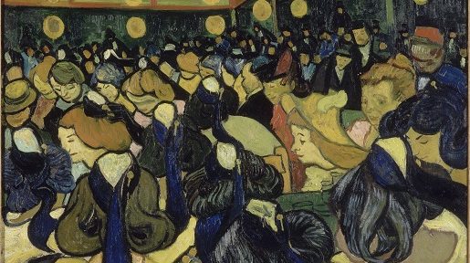 Vincent van Gogh’s The dance hall in Arles (1888)