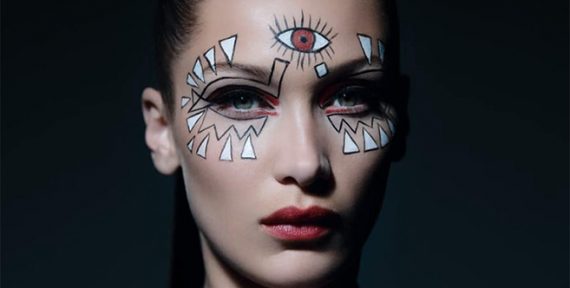bella hadid halloween makeup dior