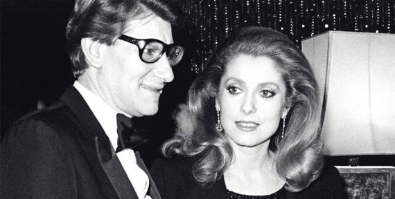 Catherine Deneuve yves saint laurent auction