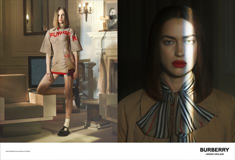 Irina Shayk Stars In Riccardo Tisci's First Ad Campaign For Burberry - A&E  Magazine