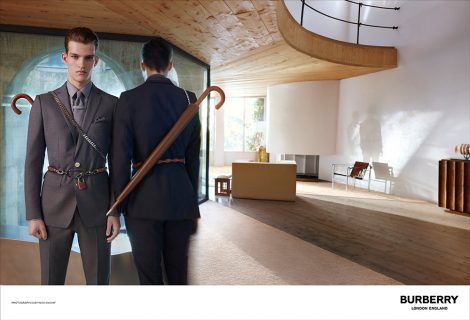 Matteo Ferri and Joe Plunkett photographed by Nick Knight for Burberry c Courtesy of Burberry _ Nick Knight