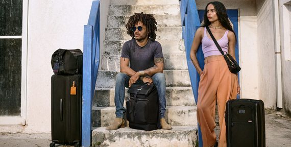 Lenny and Zoë Kravitz TUMI