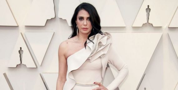 Nadine Labaki in Elie Saab at Oscars 2019
