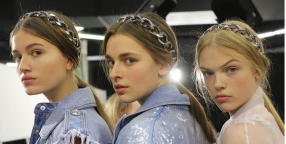 Balmain hair accessories chains fw19