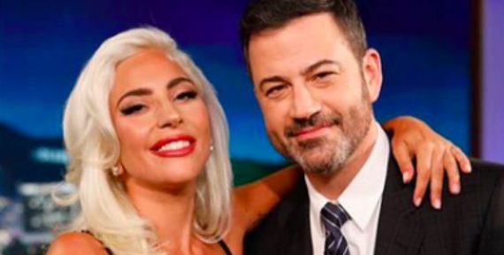 Lady Gaga wears Khyeli on Jimmy Kimmel