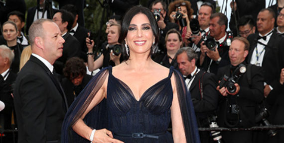 Lebanese film director Nadine Labaki dress in Dior at the Cannes Film Festival for 2019
