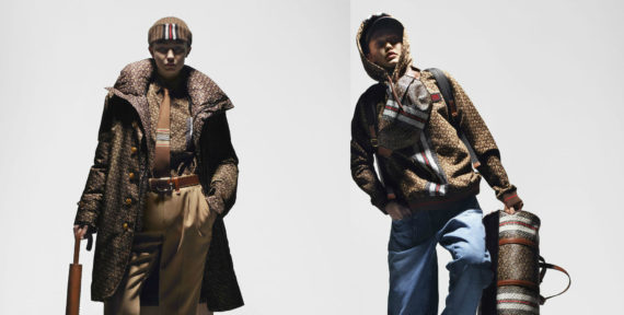 Gigi Hadid takes on four personalities as sh models her first collection for Burberry