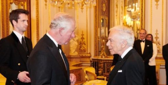 Ralph Lauren has received an honorary knighthood Prince Charles for his contribution to fashion