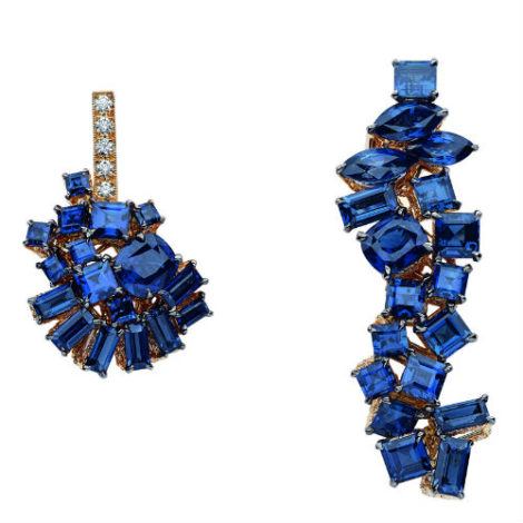 _1 dior J1MON93012 - BLEU OUTREMER SAPPHIRE EARRINGS