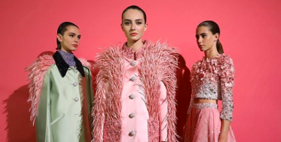 See Georges Hobeika's Bird Of Paradise Haute Couture Collection for AW19
