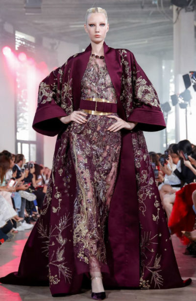 Elie Saab Draws on East Asian Style at Paris Couture Week AW19 - A&E ...