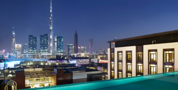 For a pool with a downtown view that's hard to beat, head to La Ville in City Walk