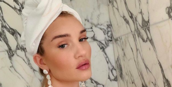 Model Rosie Huntington-Whiteley shares her bathroom essentials Model Rosie Huntington-Whiteley shares her bathroom essentials