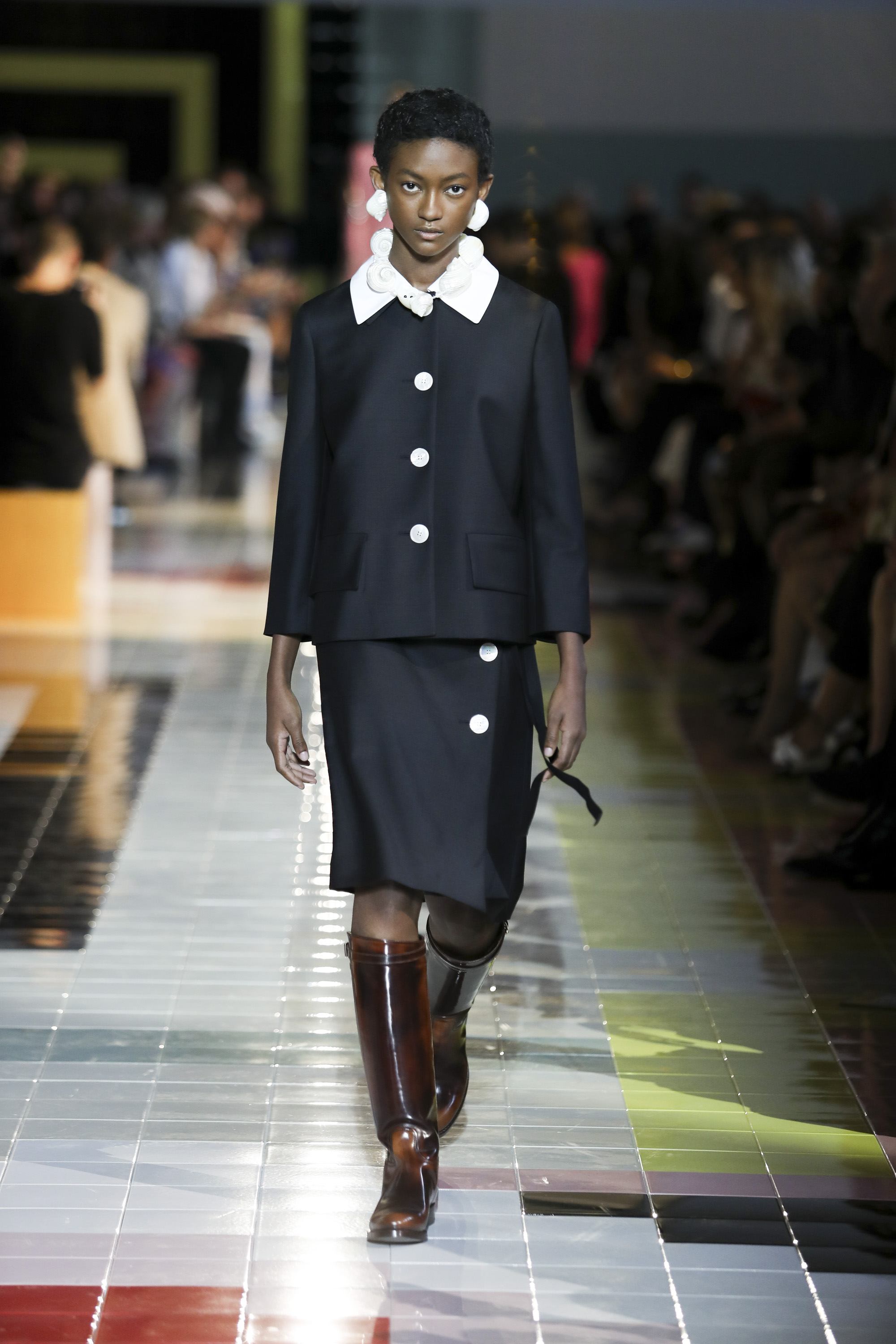 Inside Prada's SS20 Show As Miuccia Prada Kicked Off Milan Fashion Week
