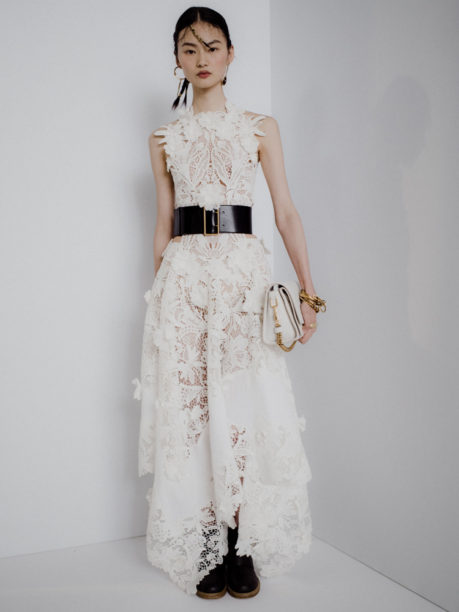 Alexander McQueen Explores Elegance of Lace in its S/S20 Collection