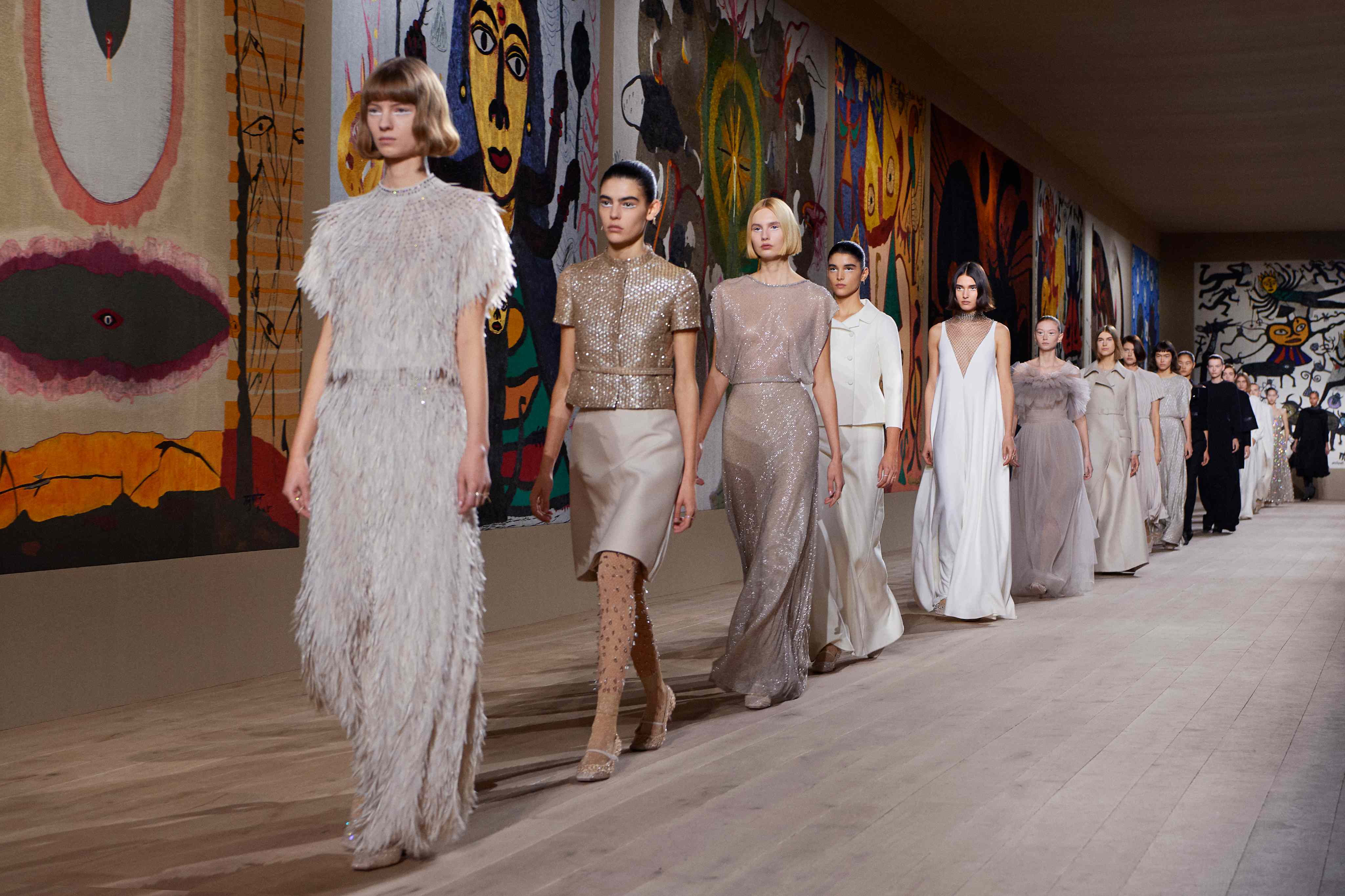 Dior channels rebellious women at Paris Fashion Week  AP News