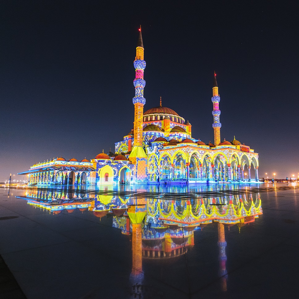 Sharjah Light Festival Brings Colour to it's Iconic Landmarks - A&E Magazine