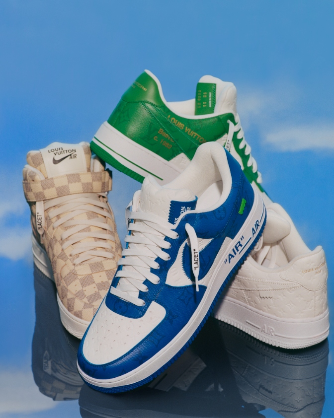 Louis Vuitton and Nike: The Launch and Exhibition of the 'Air Force 1' Men's  Collection by Virgil Abloh - A&E Magazine