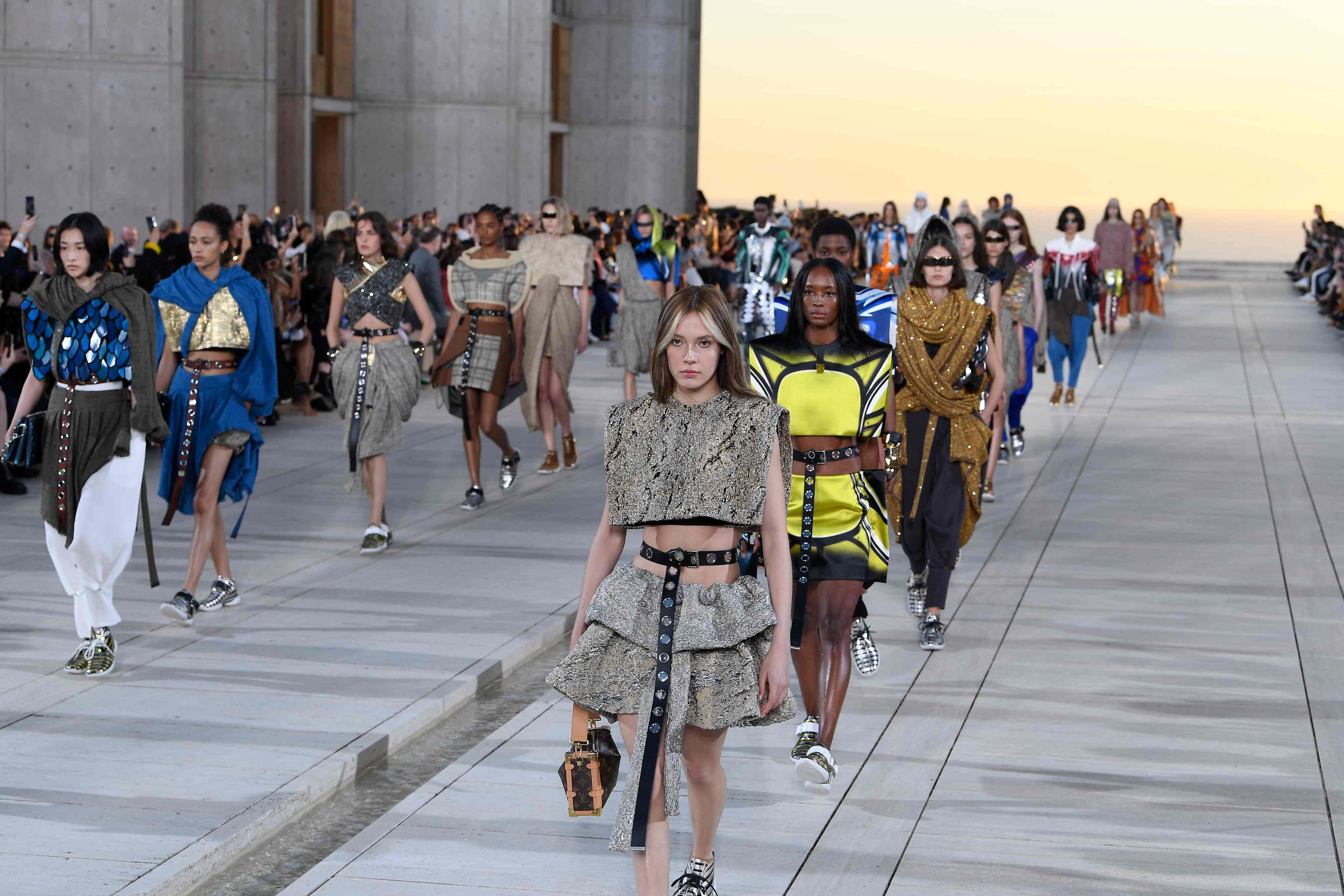 At Louis Vuitton Cruise 2023, the elements were the guests of honour