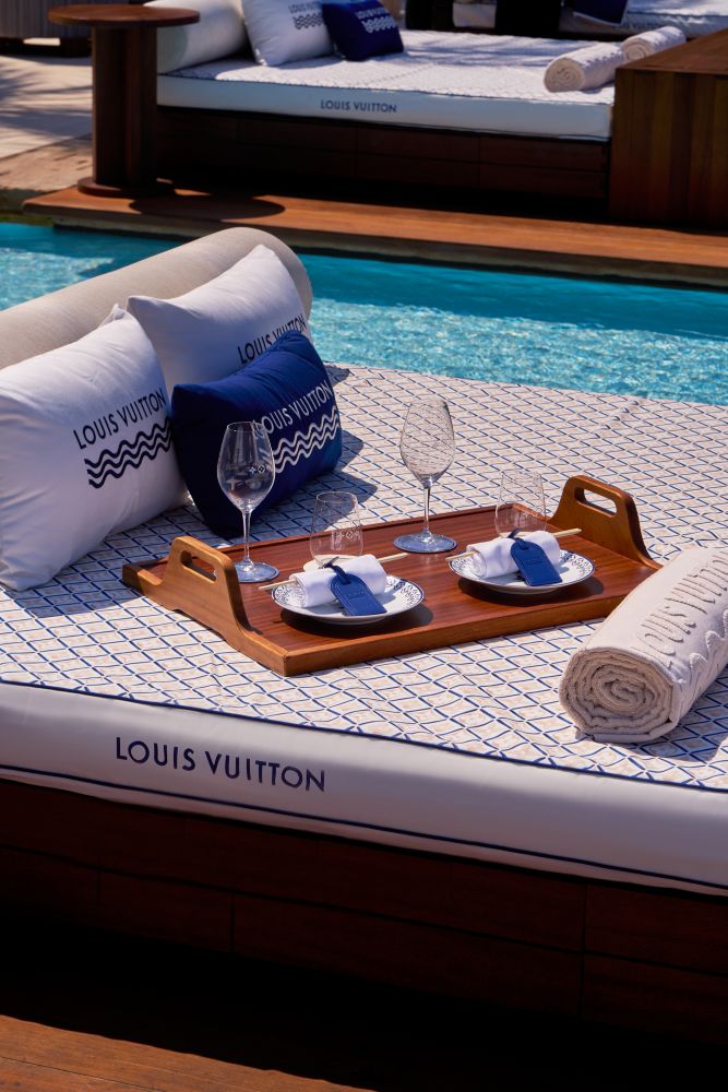 LOUIS VUITTON BY THE POOL collection 2023. 