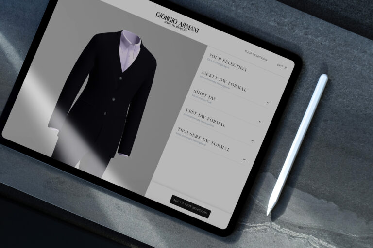 Giorgio Armani Unveils First-Of-Its-Kind Digital Customisation Service ...