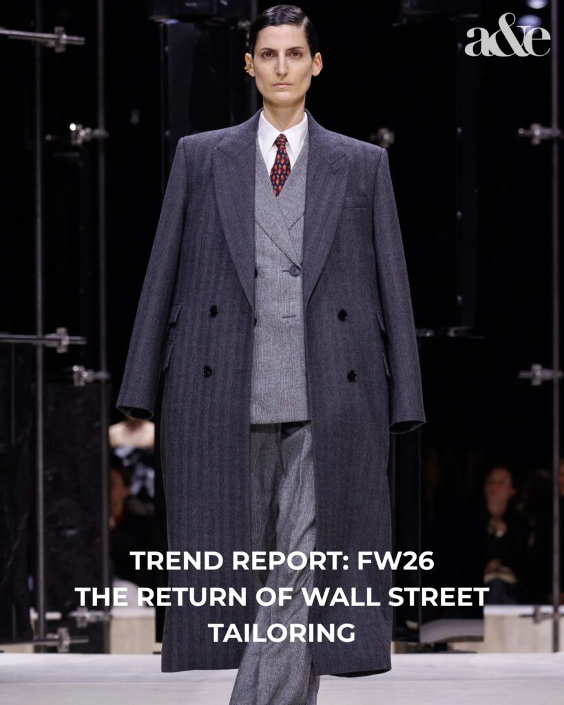 The Return of Wall Street Tailoring for FW26